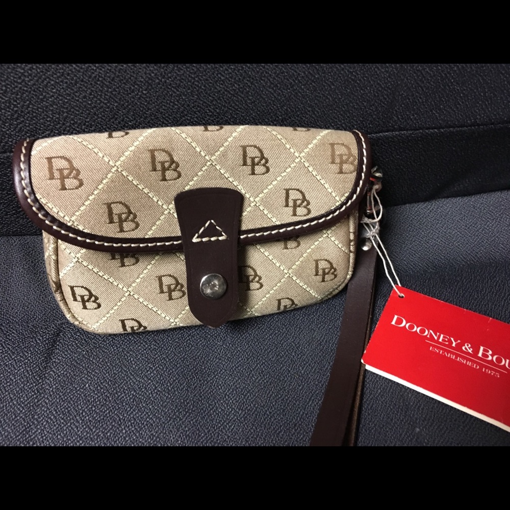 Dooney & Bourke Flap Wristlet New
